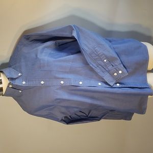 GAP SHIRT M PINPOINT OXFORD BLUE